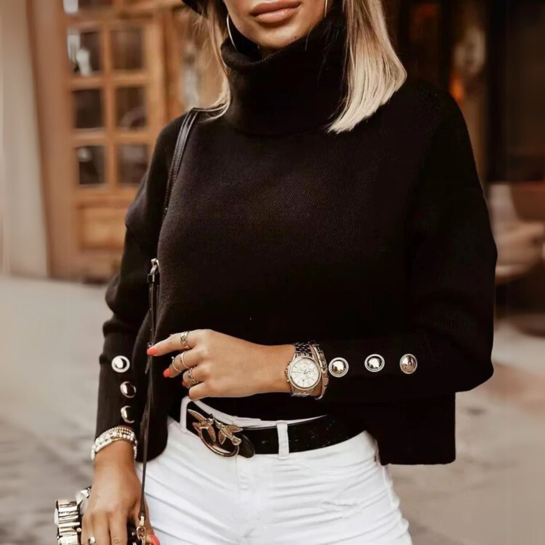 Emilia - Oversize Dzianinowy Golf