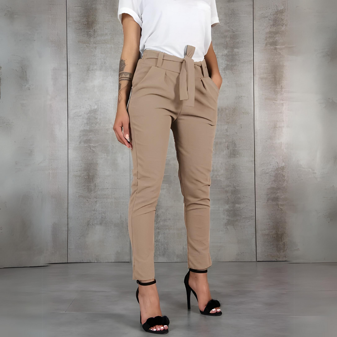 Jildou - Eleganckie Damskie Spodnie Slim-fit